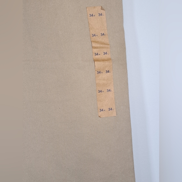 J.Crew The Sutton khaki chino pants Men's size 34 New with tags - Picture 5 of 7